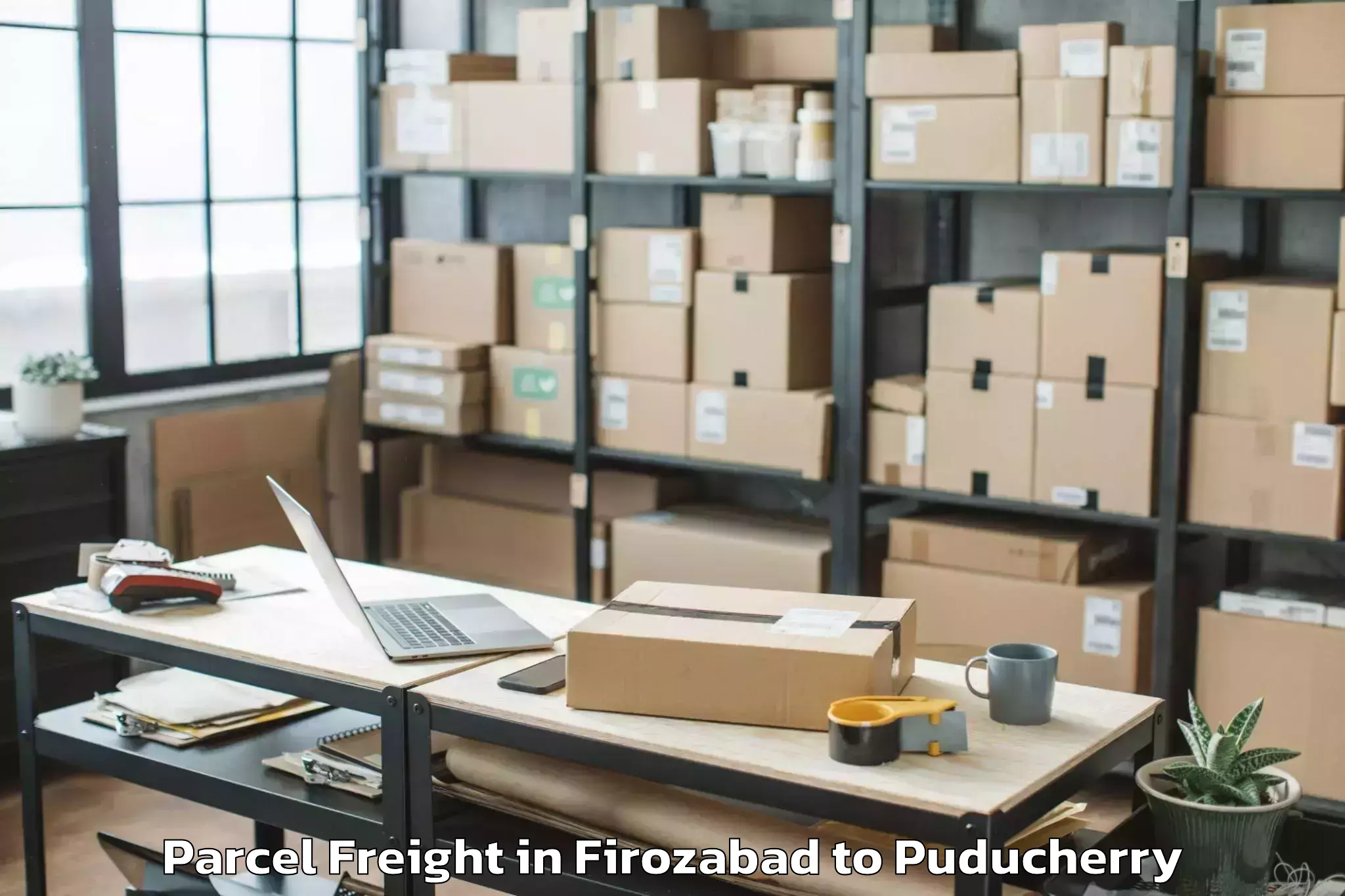 Professional Firozabad to Yanam Parcel Freight